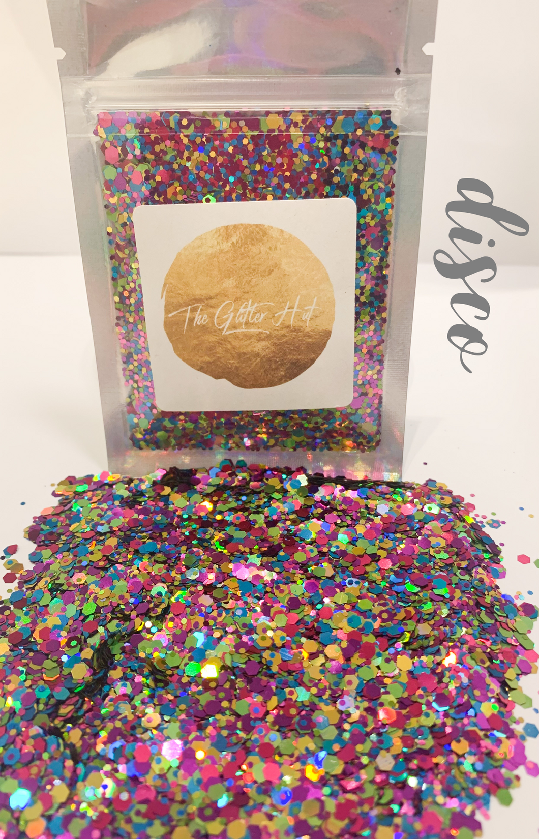 Chunky Mixed 10g Glitter Bag - Disco